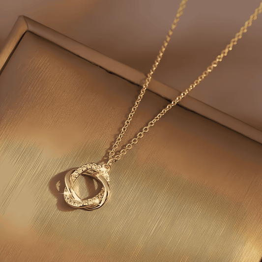 Celeste Twist 18k Gold Plated Necklace